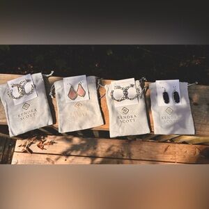 Kendra Scott bundle of 4 pairs of earrings